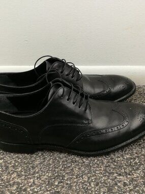 Allen Edmonds Dress Shoes Modigliani Wingtip Oxford Black Mens 12 D